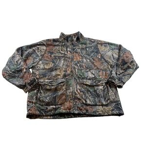Cabelas Jacket Scent Lok Seclusion 3D Camo Sz XL Fleece Hunting